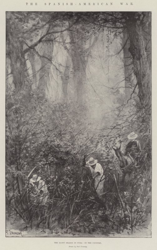 The Spanish-American War, the Rainy Season in Cuba, in the Country by Paul Frenzeny
