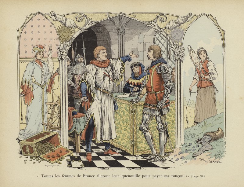 All the Women of France Will Spin Their Distaffs to Pay My Ransom by Paul de Semant