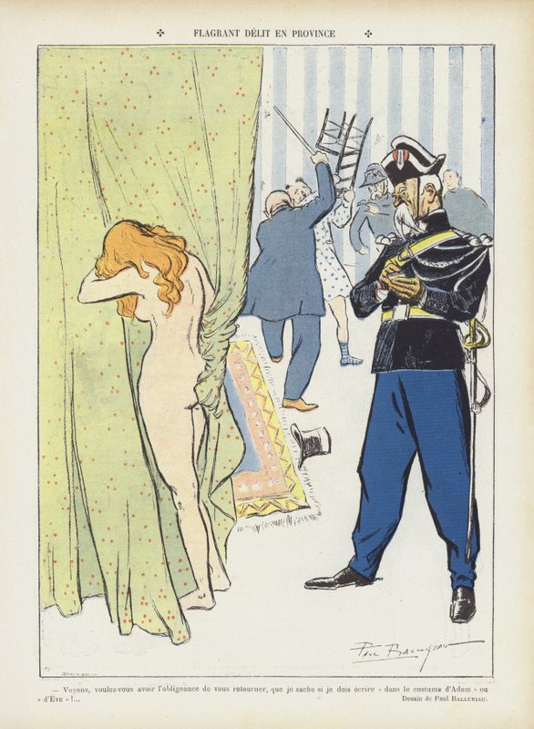 Illustration for Le Rire by Paul Balluriau