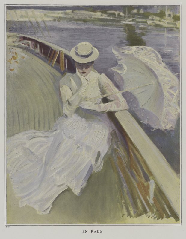 In Harbour by Paul Cesar Helleu