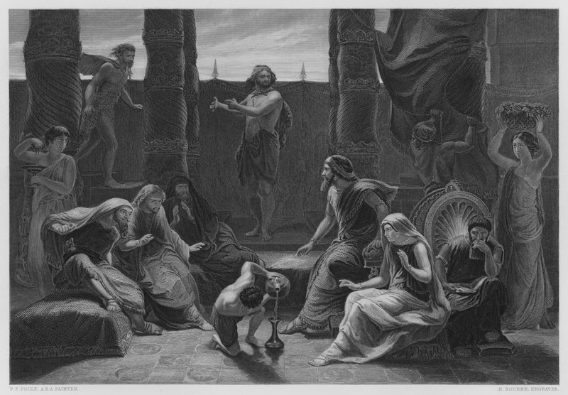 Job and His Friends by Paul Falconer Poole