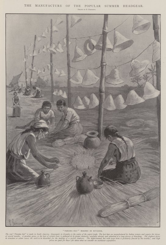 The Manufacture of the Popular Summer Headgear by Paul Frenzeny