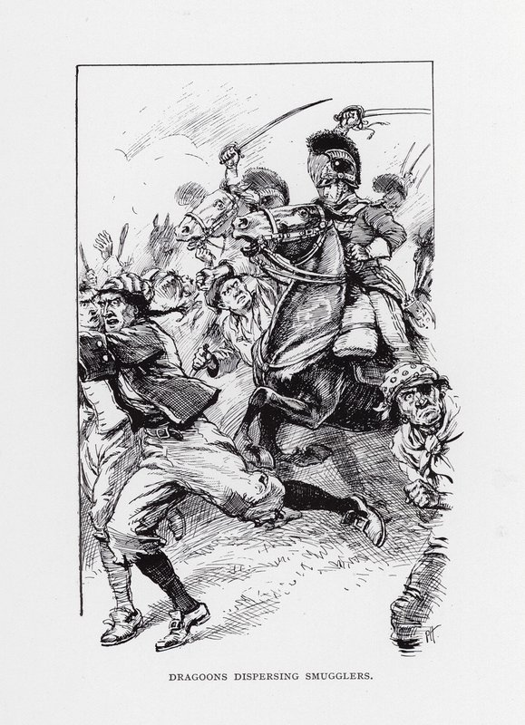 Dragoons Dispersing Smugglers by Paul Hardy