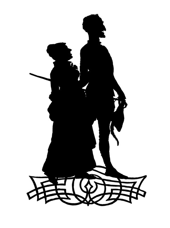 Marthe and Mephistopheles by Paul Konewka