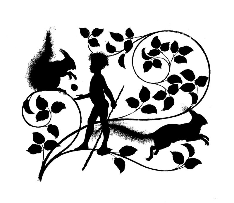 Silhouette for Puks Natlige Bedrifter by Paul Konewka