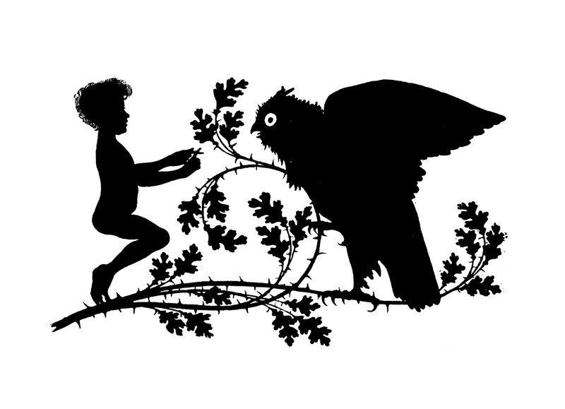 Silhouette for Puks Natlige Bedrifter by Paul Konewka