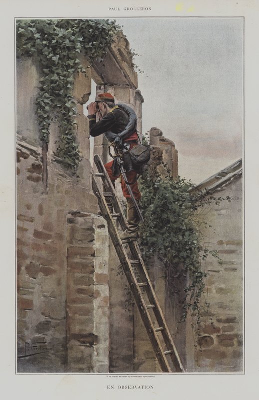 Under Observation by Paul Louis Narcisse Grolleron