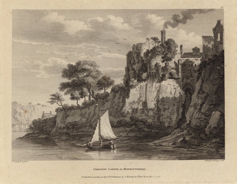 Chepstow Castle by Paul Sandby
