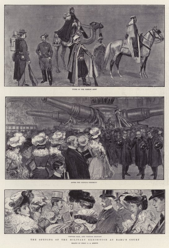The Opening of the Military Exhibition at Earl