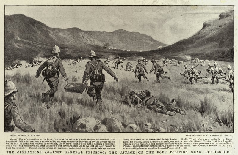 The Operations against General Prinsloo, the Attack on the Boer Position near Fouriesburg by Percy F.S. Spence