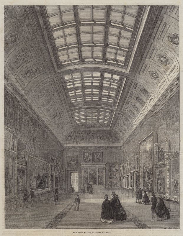 New Room at the National Gallery by Percy William Justyne