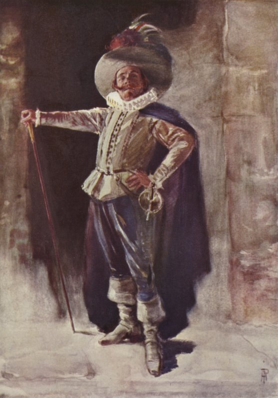 Coquelin as Cyrano de Bergerac by Percy Anderson