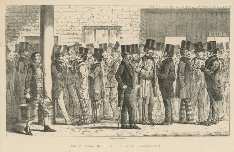 Sunday Before the Derby by Percy Cruikshank