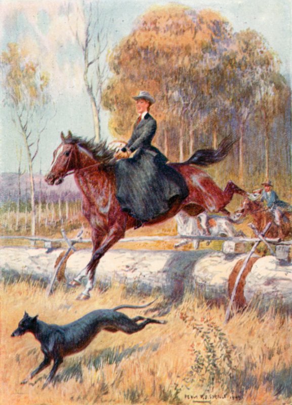 Kangaroo Hunting by Percy F.S. (after) Spence
