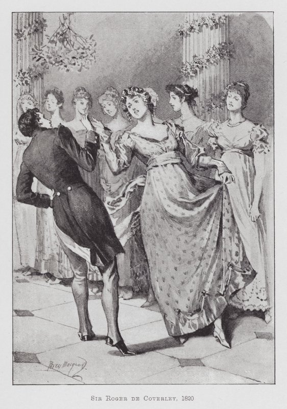 Dancing: Sir Roger de Coverley by Percy Macquoid