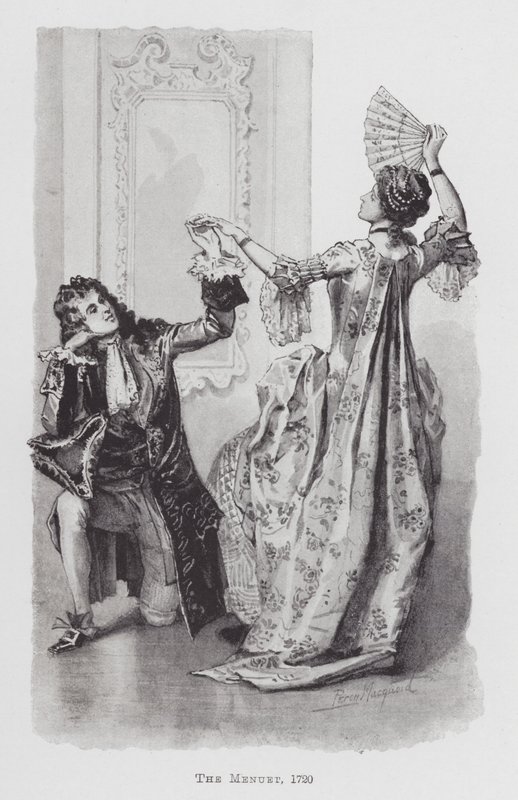 Dancing: The Menuet by Percy Macquoid