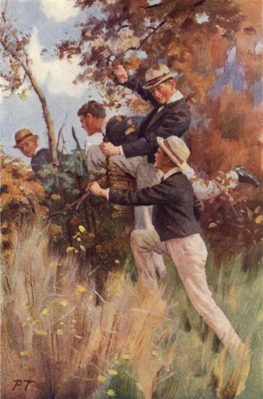 Over the First Fence by Percy Tarrant