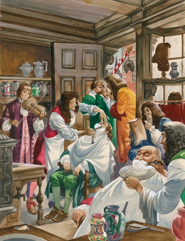 A Busy Barber-Surgeon