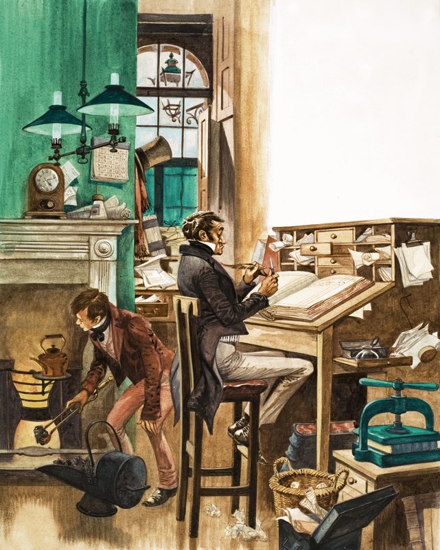 A busy Victorian office by Peter Jackson