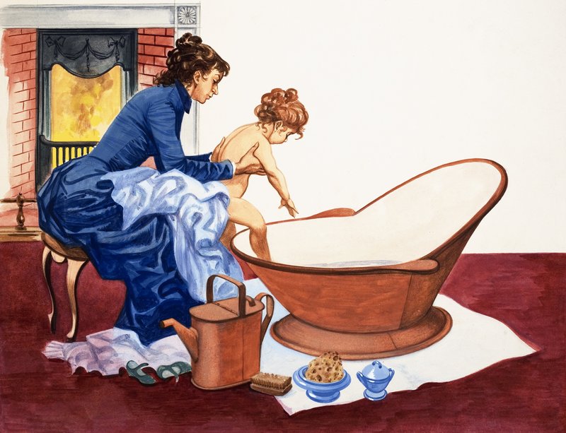 Bathing the Baby by Peter Jackson