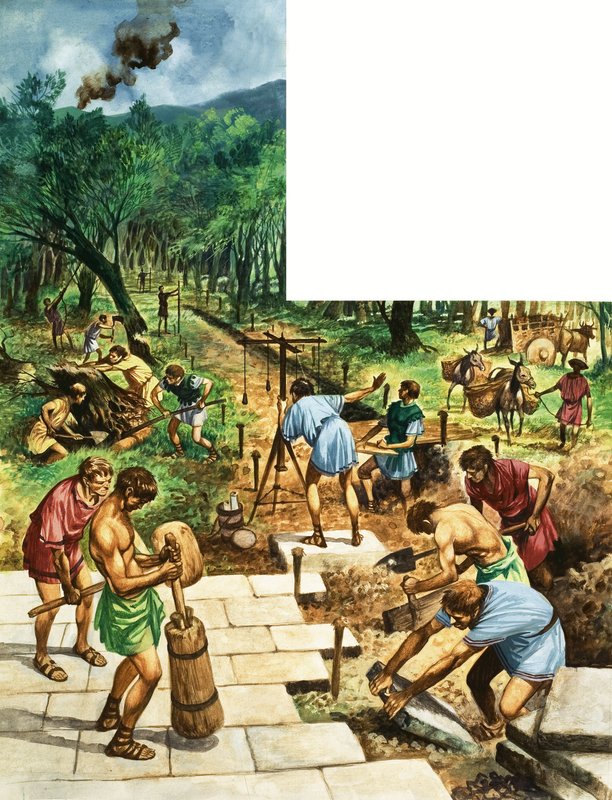 Building a Roman Road by Peter Jackson