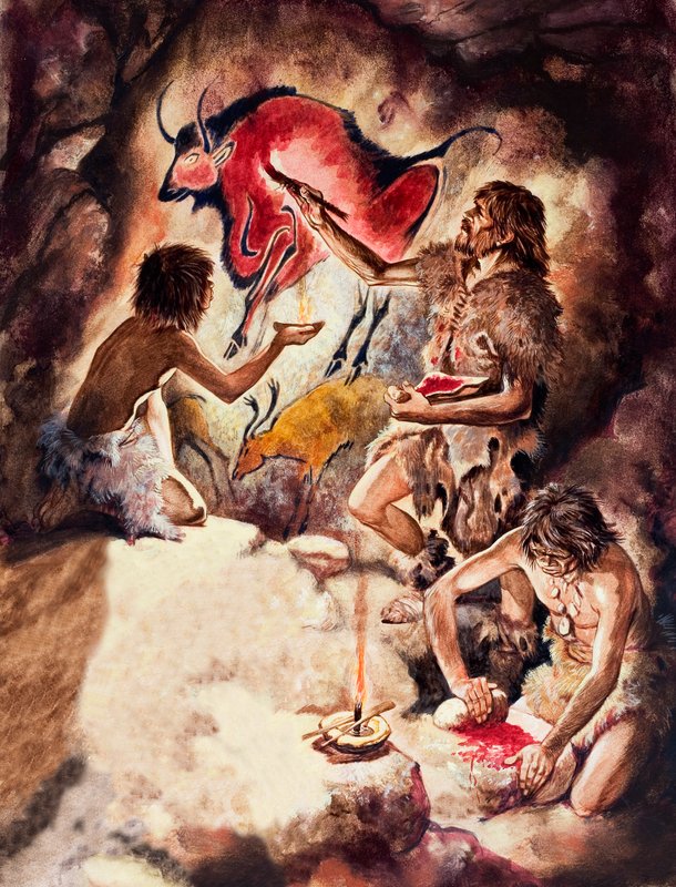 Cave paintings by Peter Jackson
