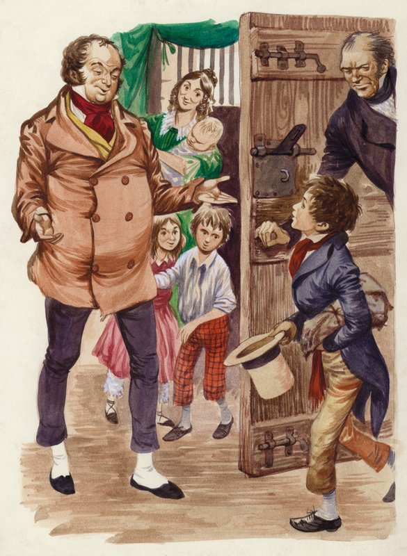 David Copperfield Meets Mr. Micawber by Peter Jackson
