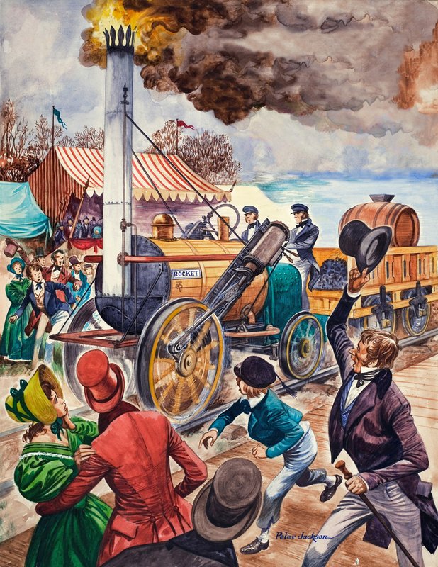 George Stephenson and the Rocket by Peter Jackson