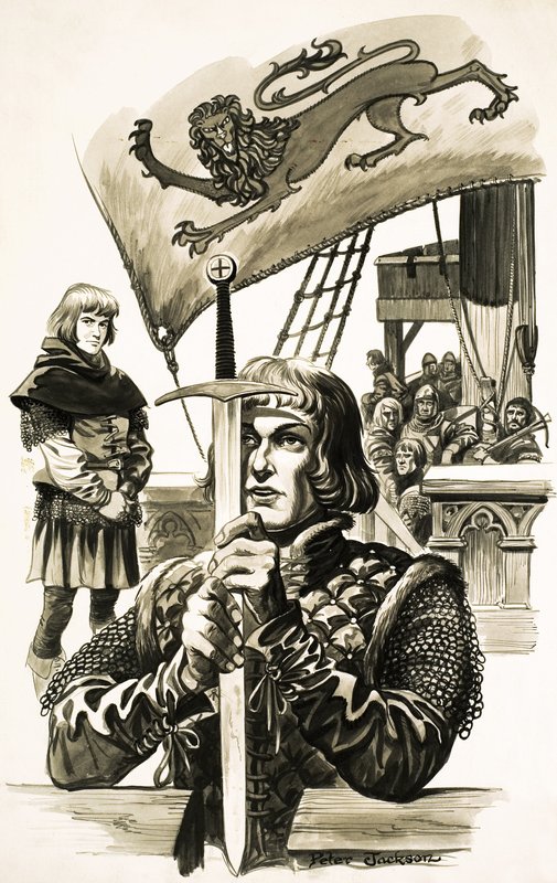 Knight and Sword by Peter Jackson