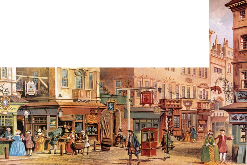 London in the 18th century by Peter Jackson