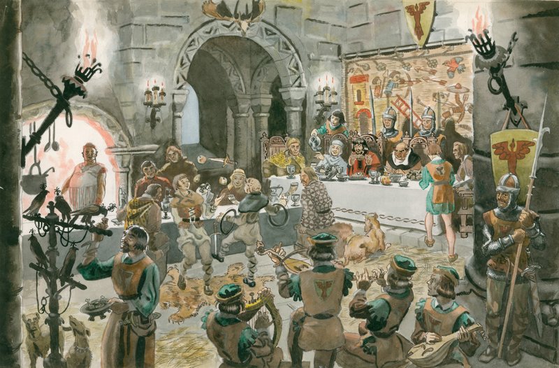 Medieval banquet by Peter Jackson