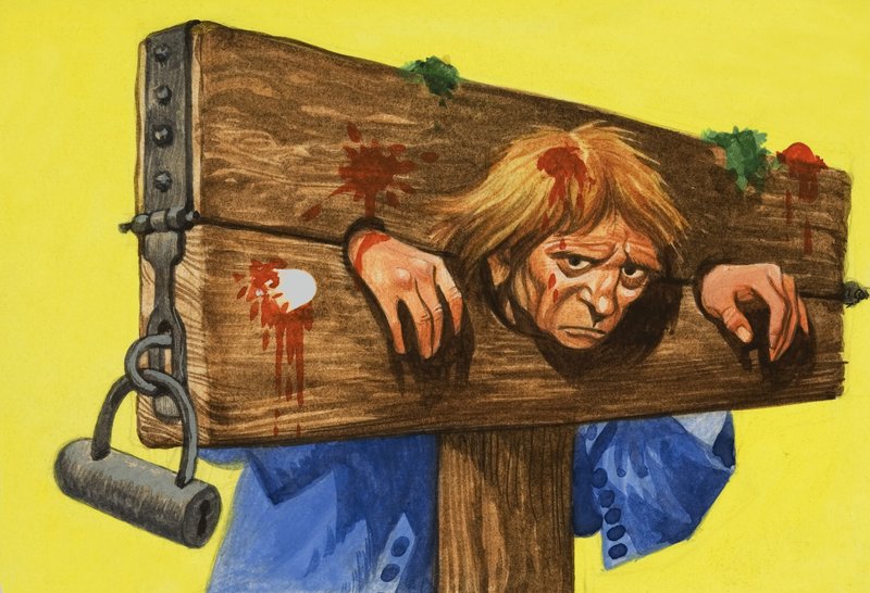 No Entry: Padlocked in the pillory by Peter Jackson