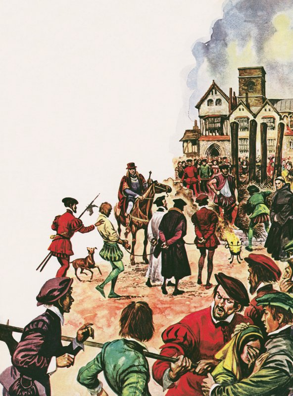 Protestant martyrs under Bloody Mary by Peter Jackson