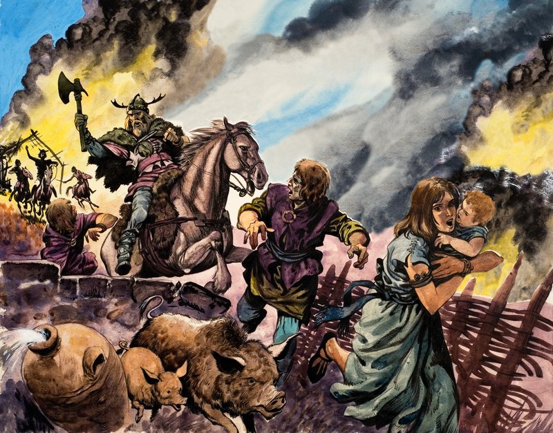 Saxon Raiders by Peter Jackson