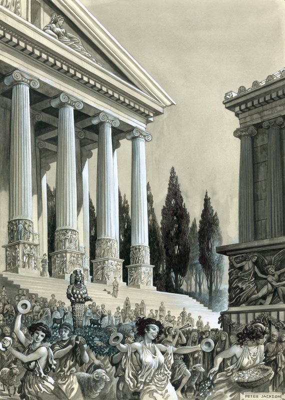 Temple of Diana at Ephesus by Peter Jackson