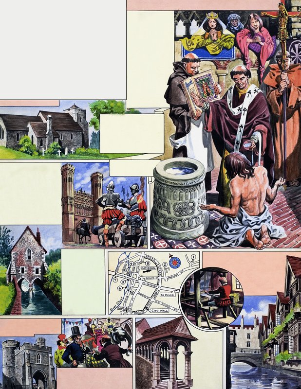 The Dover Road: Canterbury by Peter Jackson