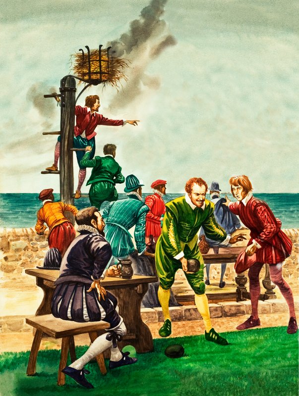 The Great Armada: Playing Bowls by Peter Jackson