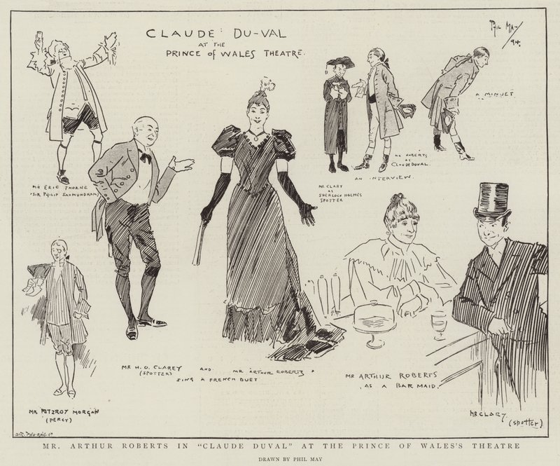 Mr Arthur Roberts in Claude Duval at the Prince of Wales