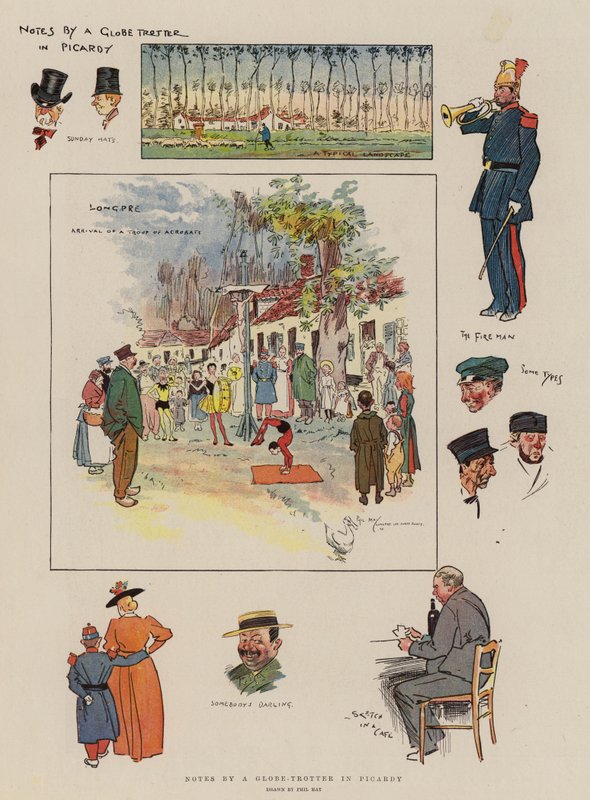Notes by a Globe-Trotter in Picardy by Phil May