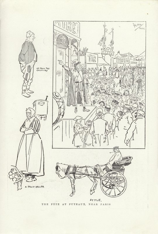 The Fete at Puteaux, near Paris by Phil May