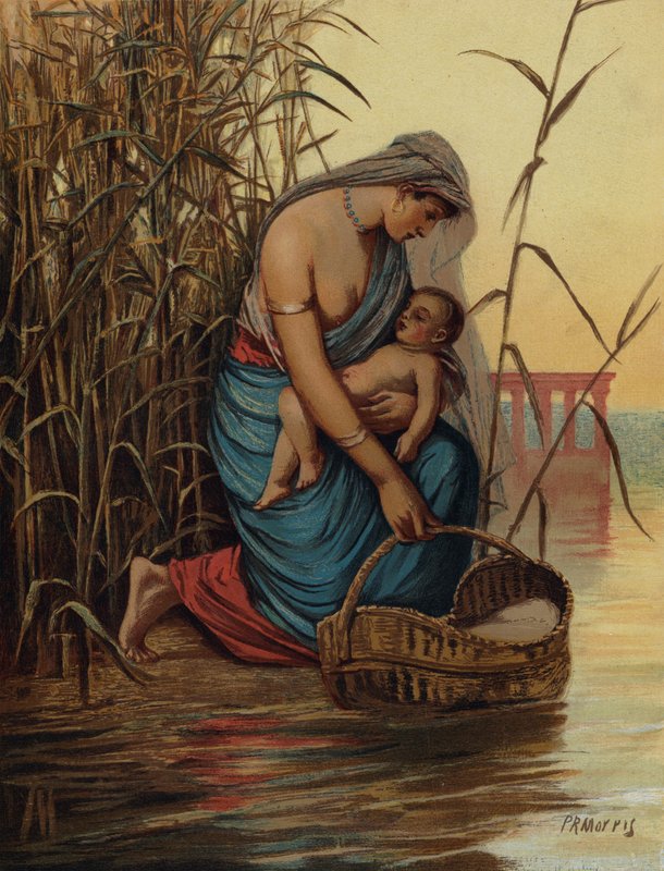 The Infant Moses and His Mother by Philip Richard after Morris