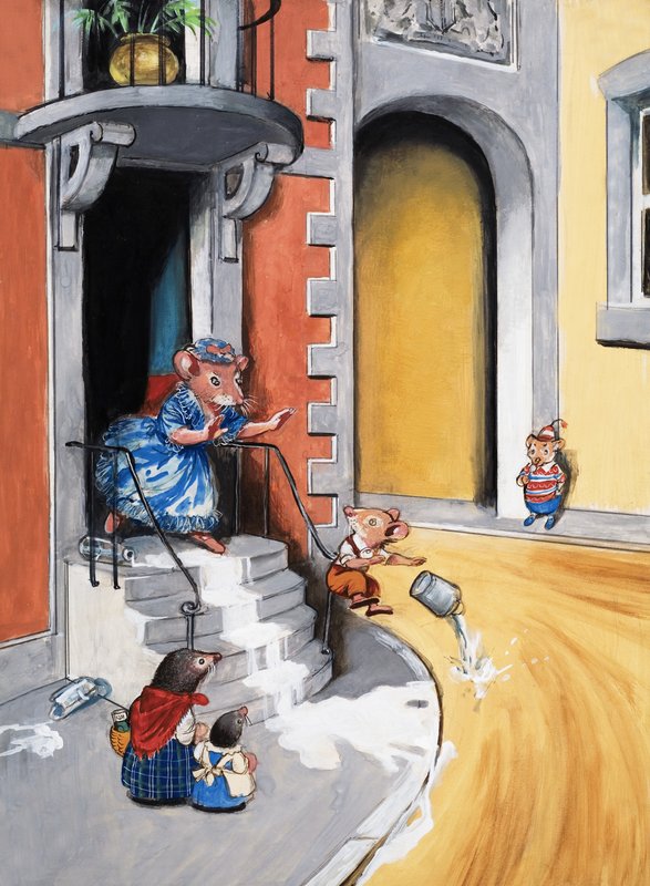 The Town Mouse and the Country Mouse by Philip Mendoza