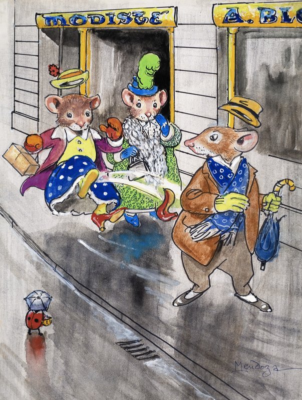 The Town Mouse and the Country Mouse by Philip Mendoza