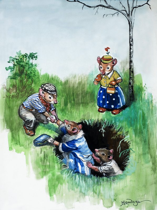 Town Mouse and Country Mouse by Philip Mendoza