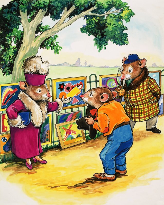 Town Mouse and Country Mouse by Philip Mendoza