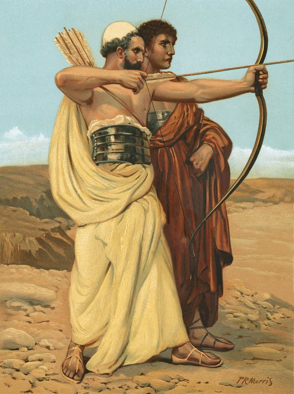 Jonathan and David by Philip Richard Morris