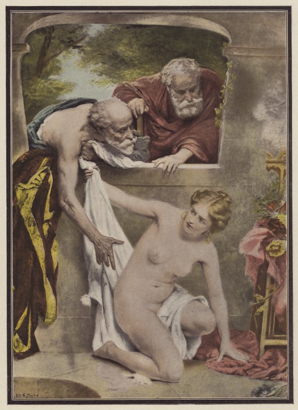 Susanna and the Elders by Philippe Felix Dupuis