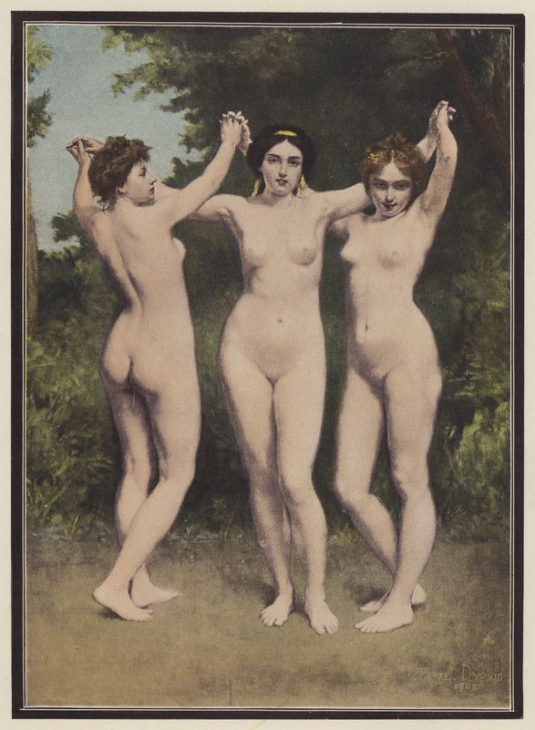 The Three Graces by Philippe Felix Dupuis