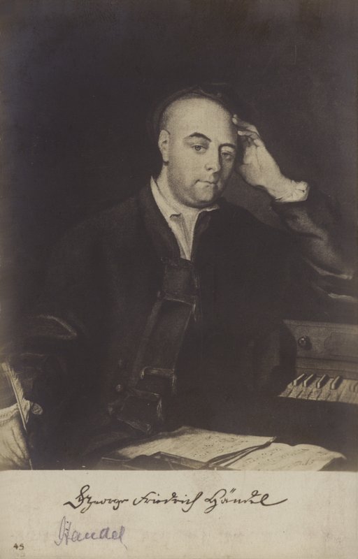 Portrait of George Friedrich Handel by Philippe Mercier