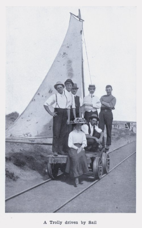 A Trolly driven by Sail by Photographer Australian
